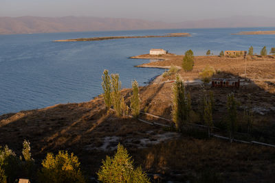 View of lake sevan, armenia