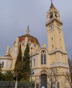 Low angle view of historic building against sky