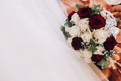 Close-up of rose bouquet