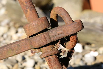 Close-up of rusty metal