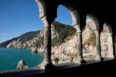 Panoramic view of sea against sky