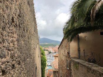 Panoramic shot of townscape against sky