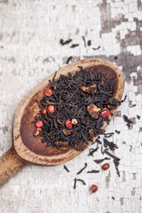 Close-up of chocolate over white background