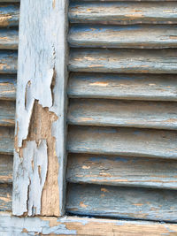 Close-up of wooden wall