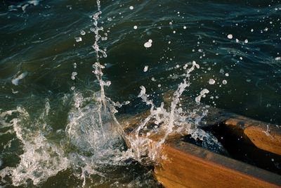 Full frame shot of sea water