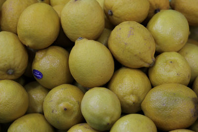 Full frame shot of fruits for sale in market