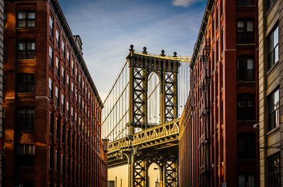 Low angle view of bridge