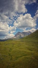 Scenic view of landscape against sky