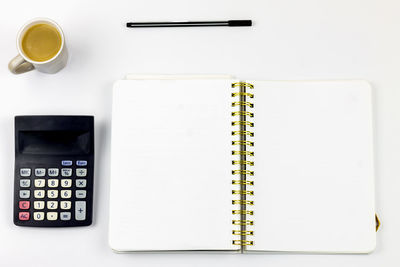 Information sign on table