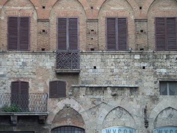 View of old building