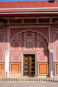 Facade of old building