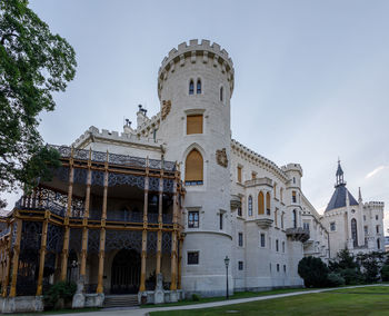 Low angle view of historical building against sky