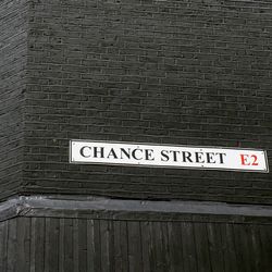 Information sign on wall