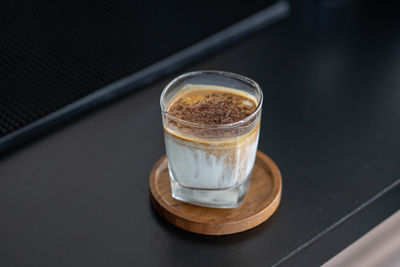 Close-up of coffee on table
