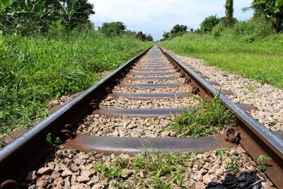 View of railroad tracks