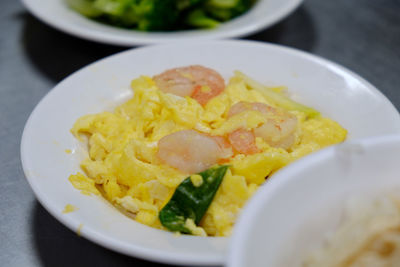 Close-up of food in plate