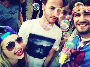 Portrait of smiling young woman