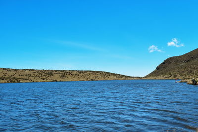 Lake against a mountain background, lake ellis in mount kenya national park