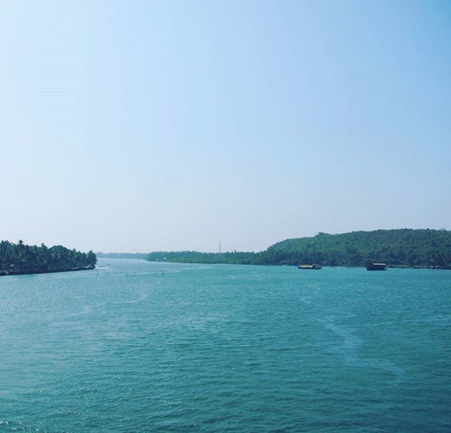 water, clear sky, copy space, sea, tranquil scene, tranquility, scenics, waterfront, blue, beauty in nature, nature, horizon over water, idyllic, rippled, calm, day, outdoors, no people, remote, non-urban scene