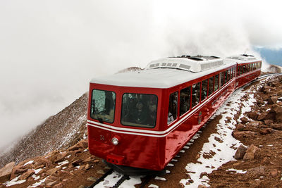 View of snow covered landscape