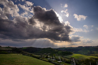 Scenic view of landscape against sky