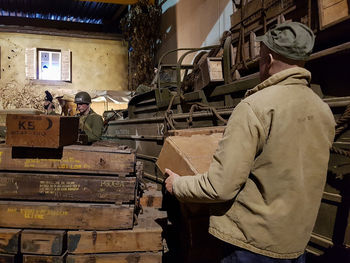 Man working in factory