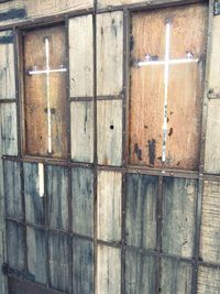 Full frame shot of door