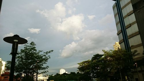 Low angle view of building against sky