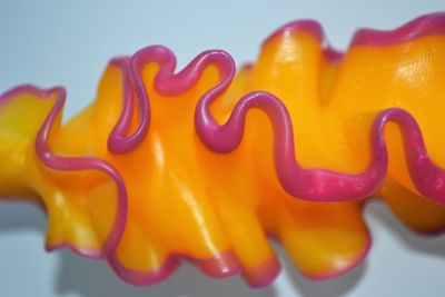 Close-up of red bell peppers on table