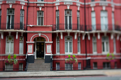 Red building exterior