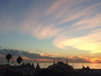 Scenic view of sky at sunset