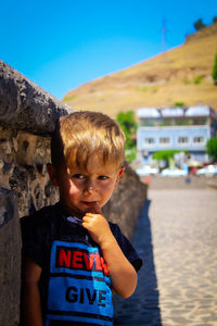 Portrait of boy