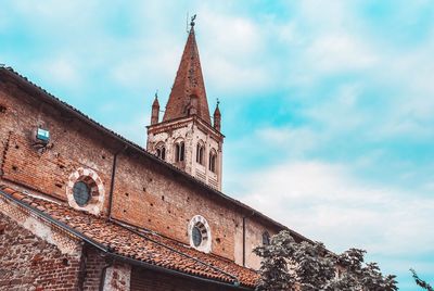 View of church in saluzzo - italy