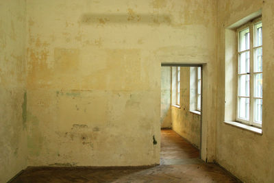 Empty corridor of building