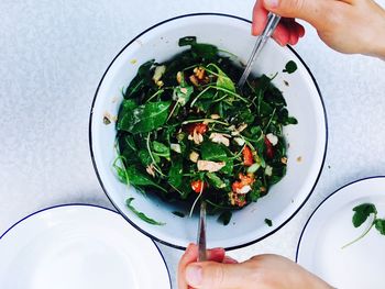 Midsection of woman holding food
