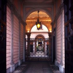 Corridor of building