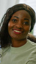 Portrait of a smiling young woman