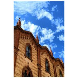 Low angle view of building against sky