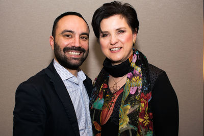 Portrait of a smiling young couple