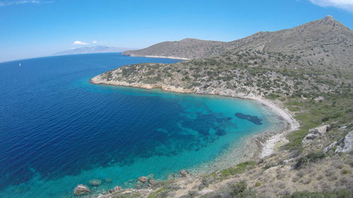 Aerial view of beach