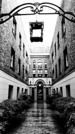 Walkway leading towards building