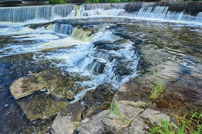 View of waterfall