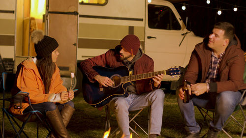 Man playing guitar