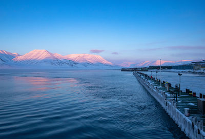 Frozen dock