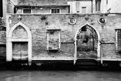 Facade of old building