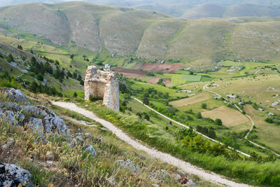 Abruzzo parks. around rocca calascio