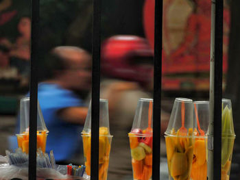 Fruit coctail on a méxico city street market