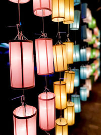 Colorful paper lanterns