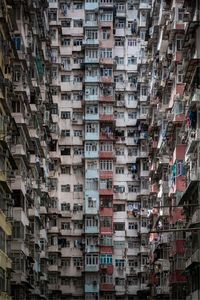 Full frame shot of old building