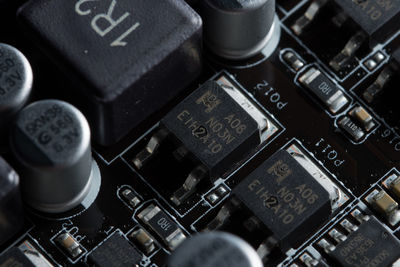 Close-up of circuit board